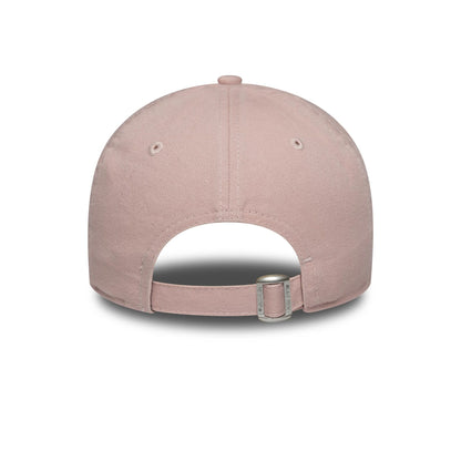 This is a New York Yankees Womens MLB Mini Washed Pastel Pink 9TWENTY Adjustable Cap 4