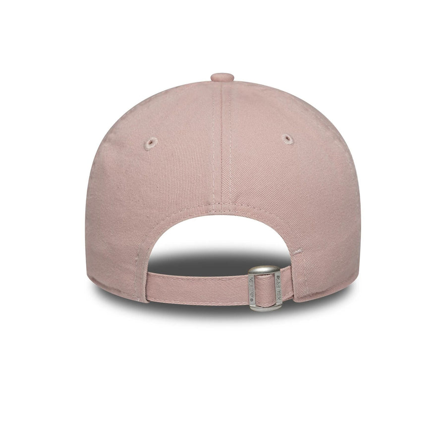 This is a New York Yankees Womens MLB Mini Washed Pastel Pink 9TWENTY Adjustable Cap 4