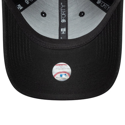 Pictured is this Womens MLB Floral Infill LA Dodgers 9FORTY cap in black. 5