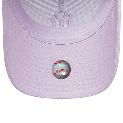 Pictured is this Womens MLB Seersucker New York Yankees 9TWENTY cap in pastel purple. 5