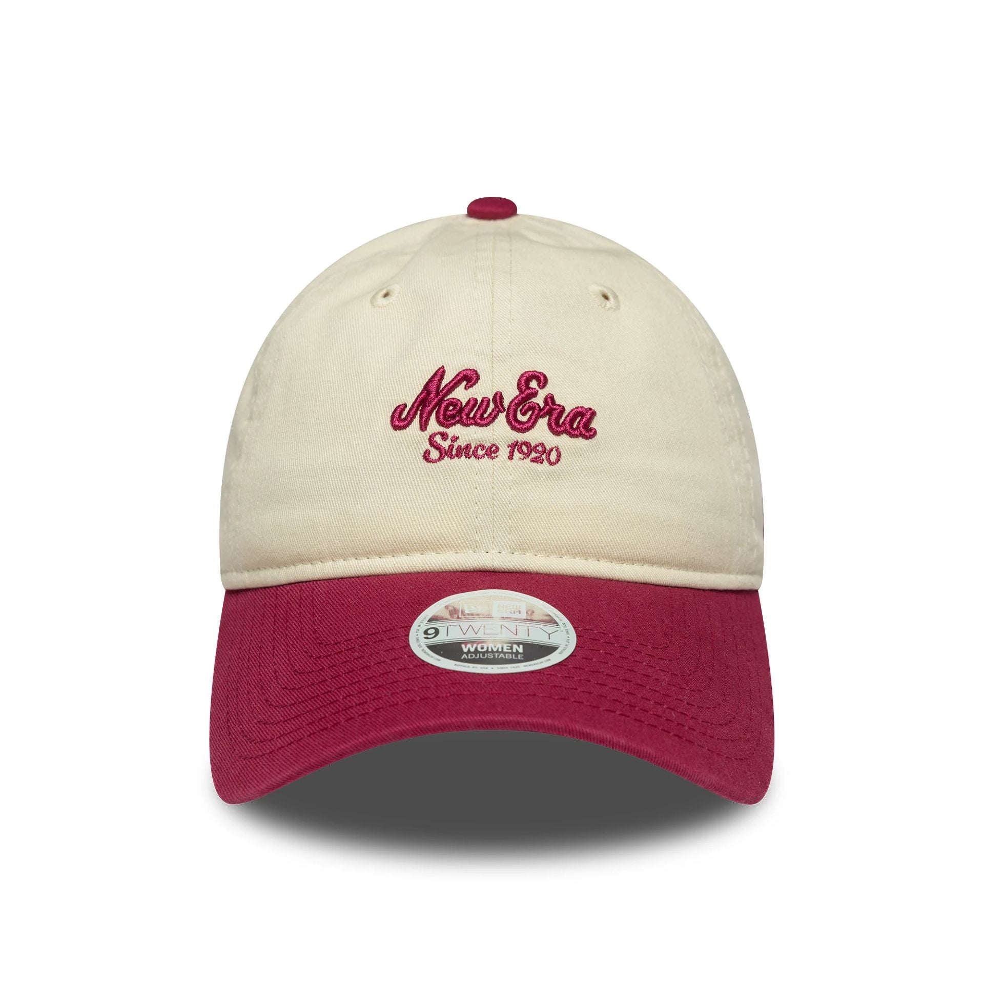 This is a Womens New Era Cream 9TWENTY Adjustable Cap 2