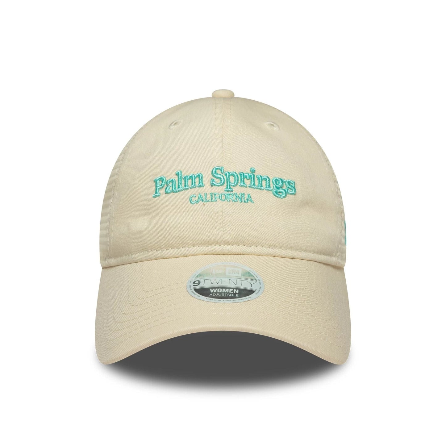 This is a Womens New Era City Cream 9TWENTY Trucker Adjustable Cap 2