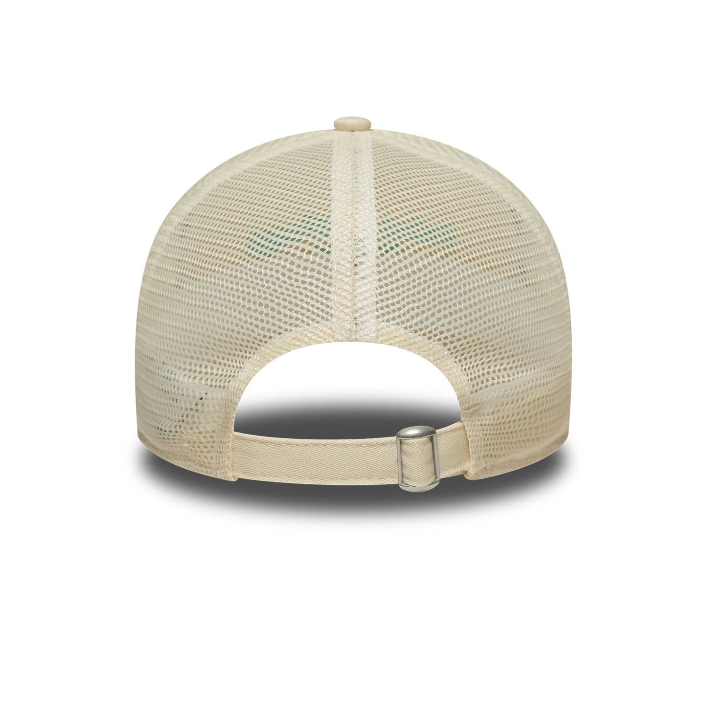 This is a Womens New Era City Cream 9TWENTY Trucker Adjustable Cap 4