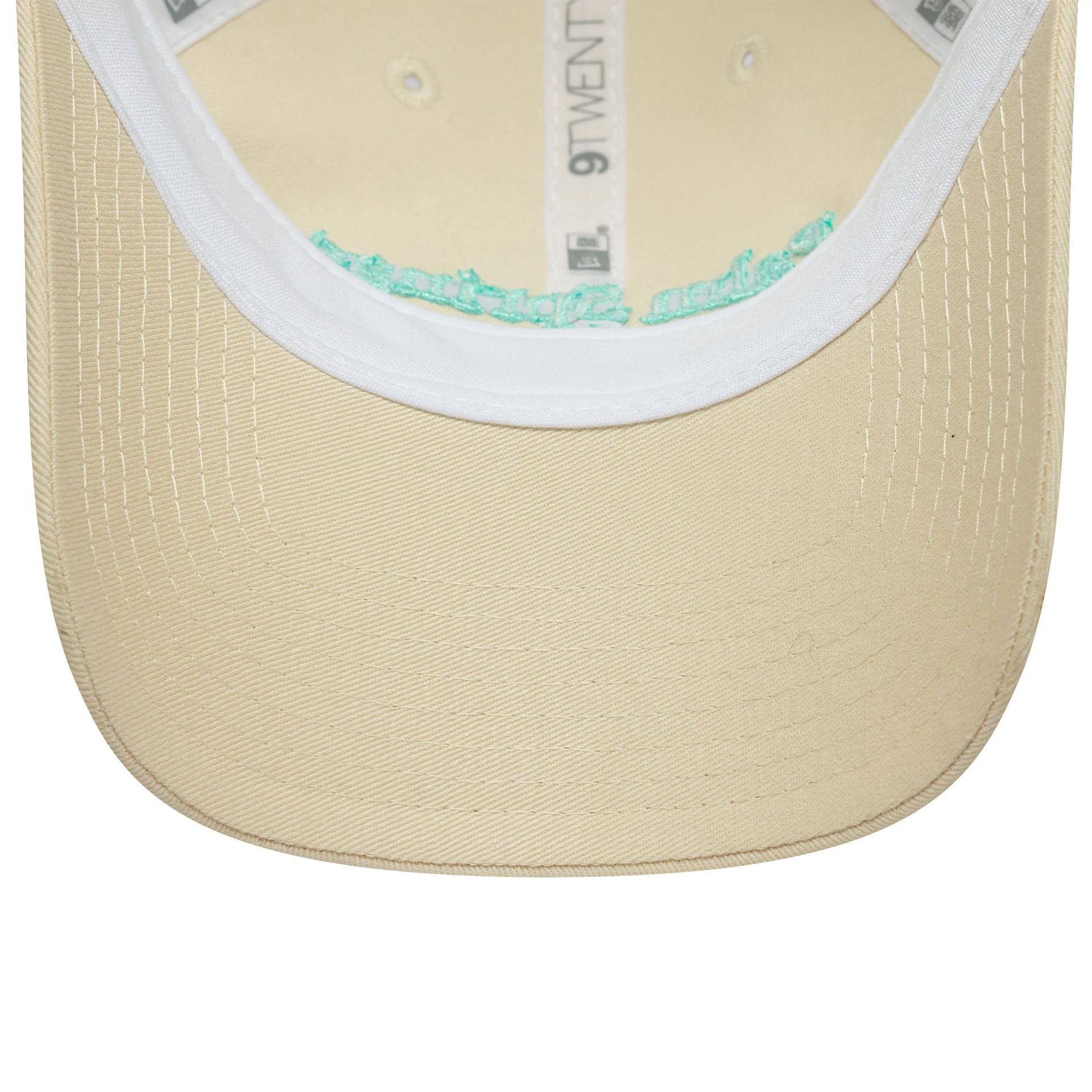 This is a Womens New Era City Cream 9TWENTY Trucker Adjustable Cap 5