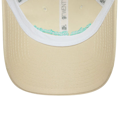 This is a Womens New Era City Cream 9TWENTY Trucker Adjustable Cap 5