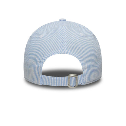 Pictured is this Youth MLB Seersucker New York Yankees 9TWENTY cap in pastel blue. 4