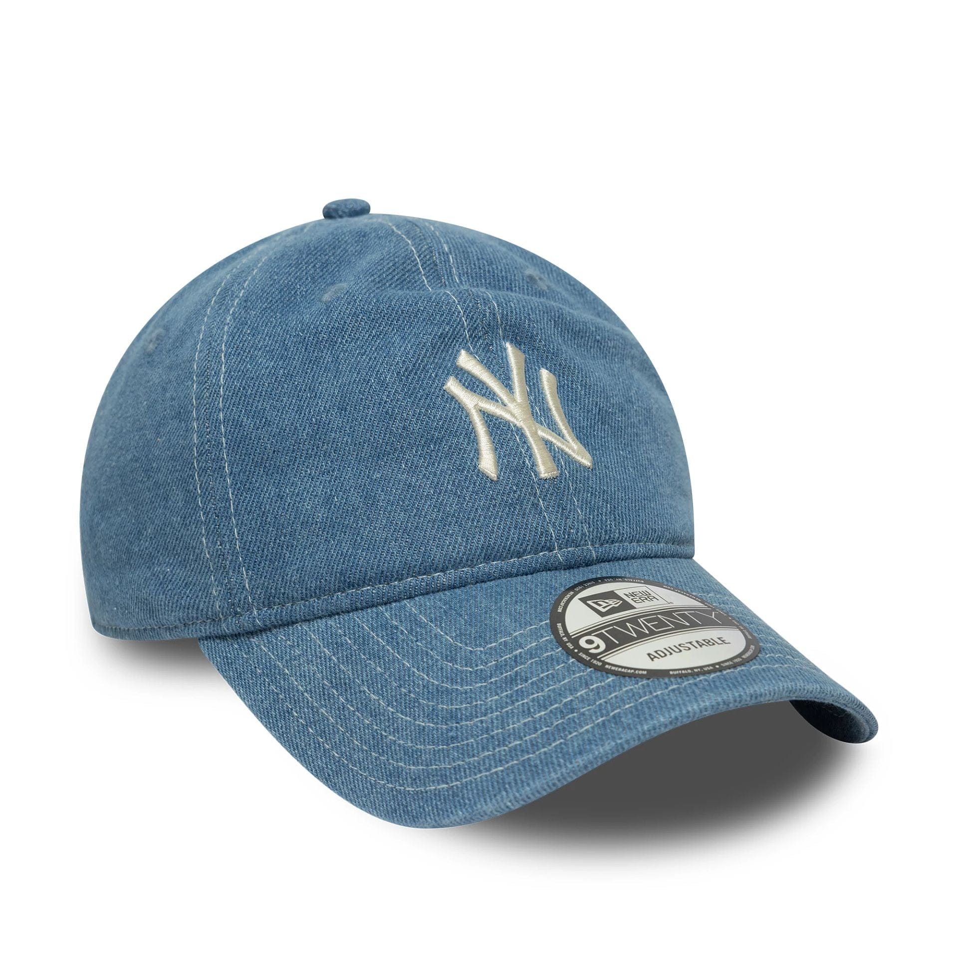 This is a New York Yankees MLB Denim Blue 9TWENTY Adjustable Cap 3