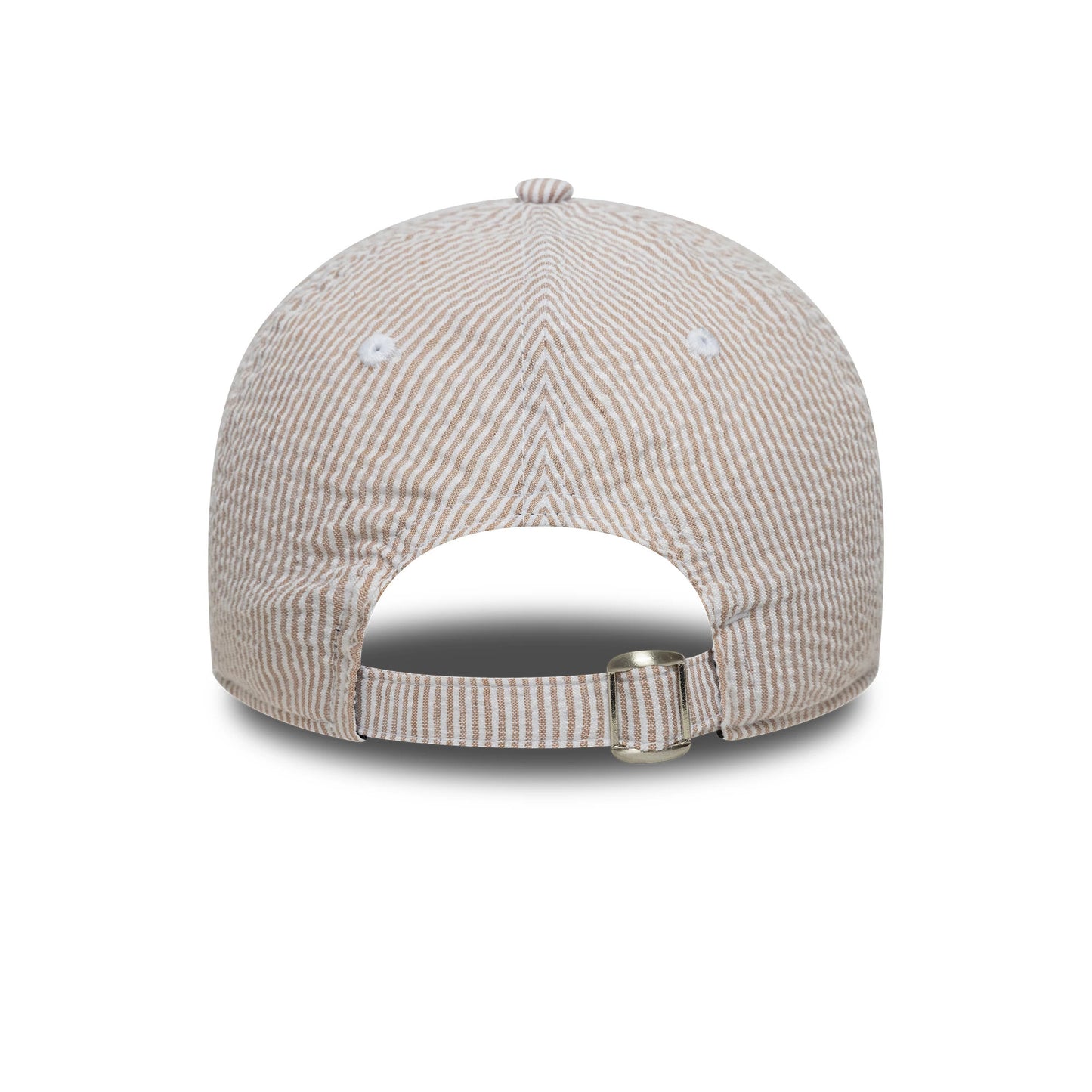 Pictured is this MLB Seersucker Athletics 9TWENTY cap in light beige. 4