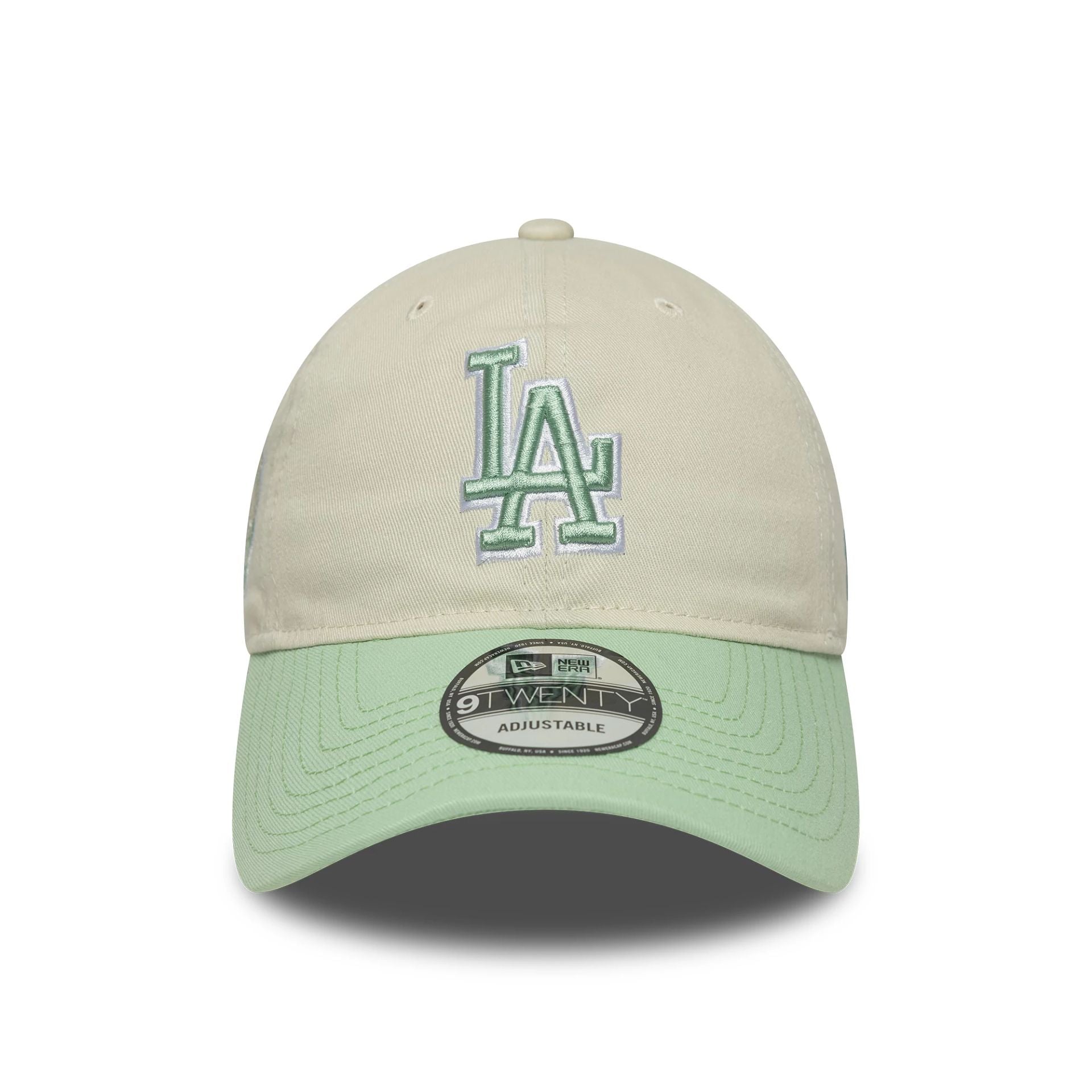 This is a LA Dodgers Cooperstown MLB World Series Cream 9TWENTY Adjustable Cap 2