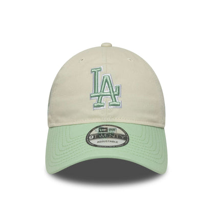 This is a LA Dodgers Cooperstown MLB World Series Cream 9TWENTY Adjustable Cap 2