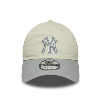 This is a New York Yankees Cooperstown MLB World Series Cream 9TWENTY Adjustable Cap 2