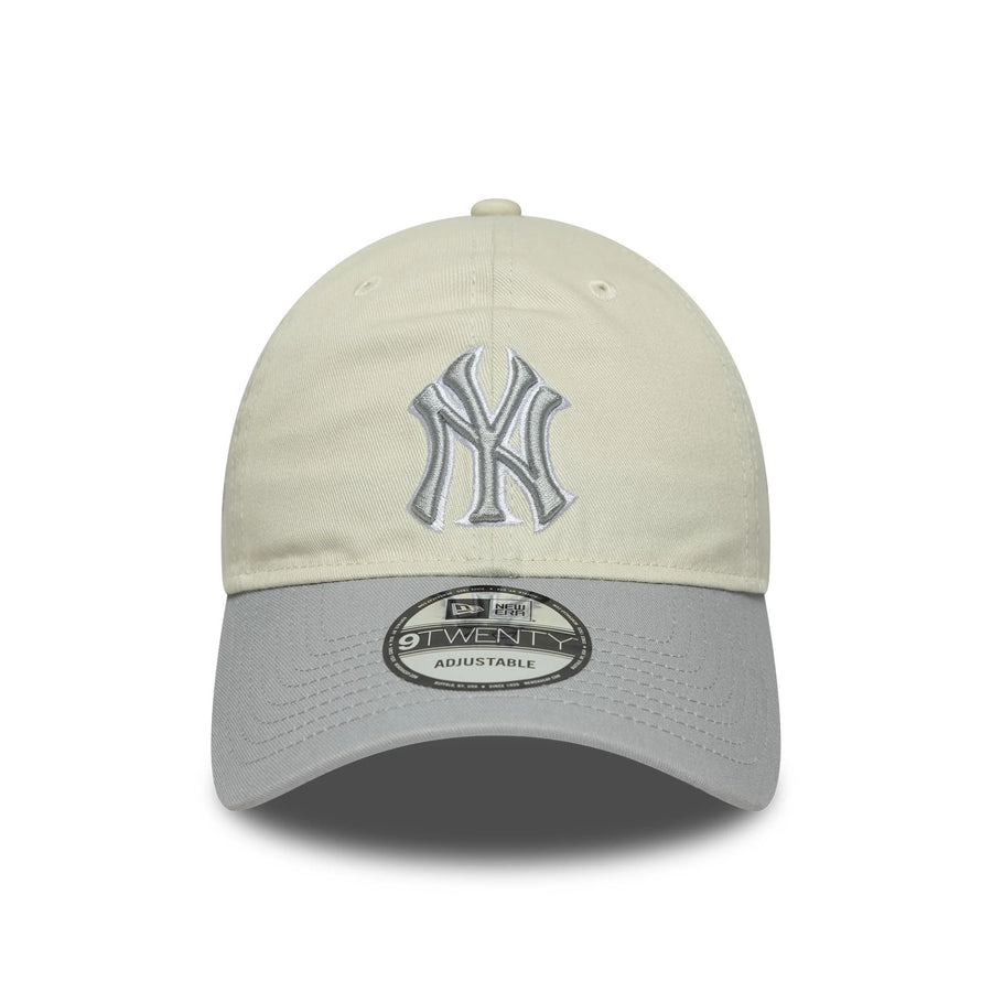 This is a New York Yankees Cooperstown MLB World Series Cream 9TWENTY Adjustable Cap 2