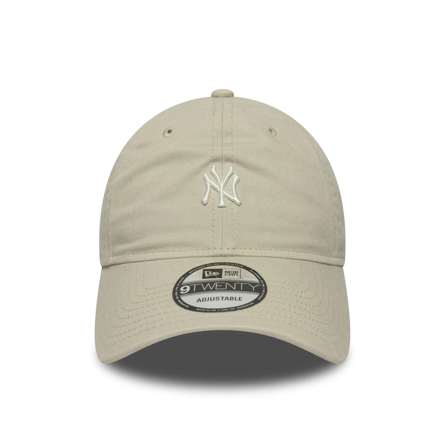 This is a New York Yankees MLB Mini Logo Washed Cream 9TWENTY Adjustable Cap 2
