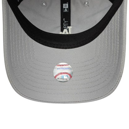 This is a LA Dodgers MLB Mini Logo Washed Grey 9TWENTY Adjustable Cap 5