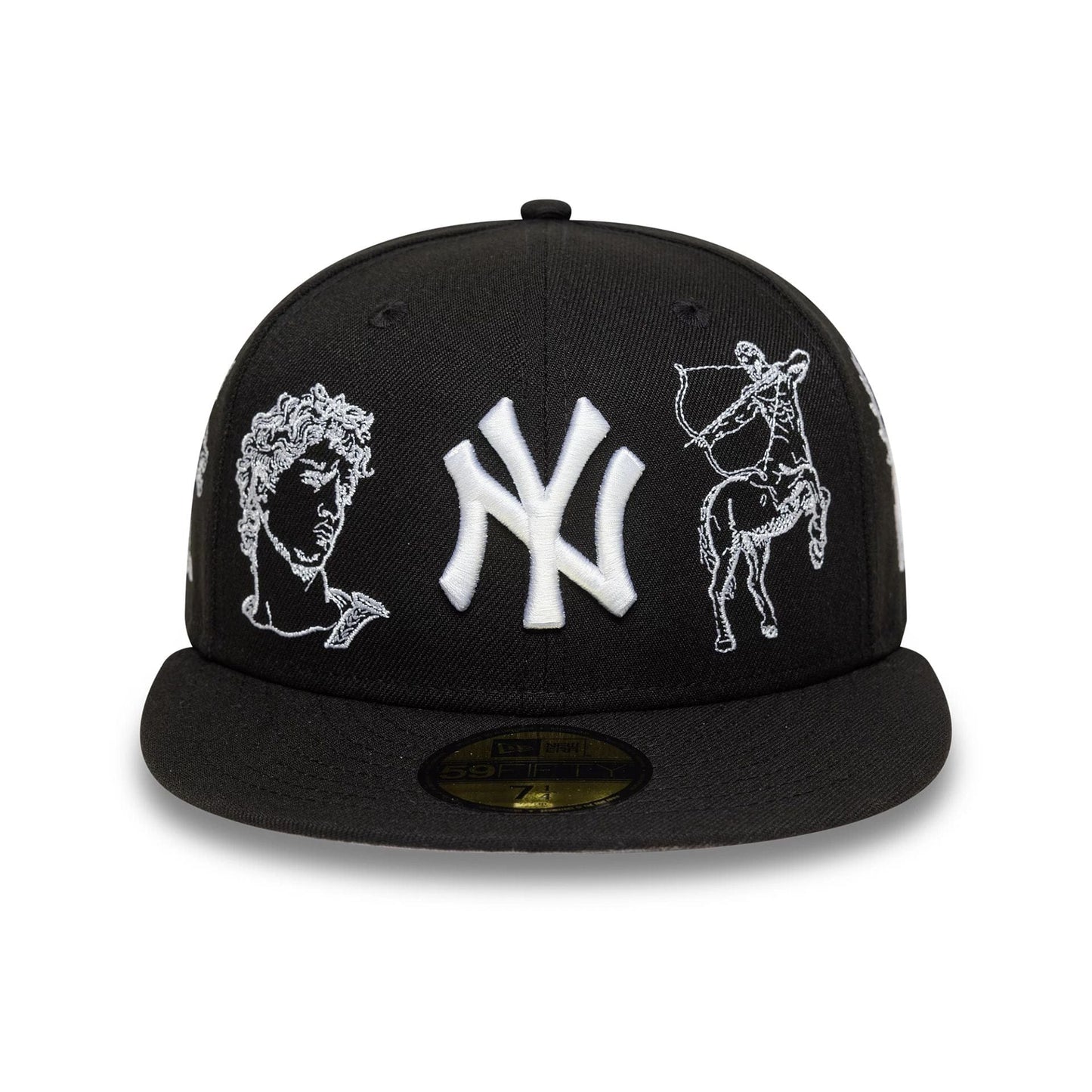 This is a New York Yankees MLB Mythical Black 59FIFTY FItted Cap 2
