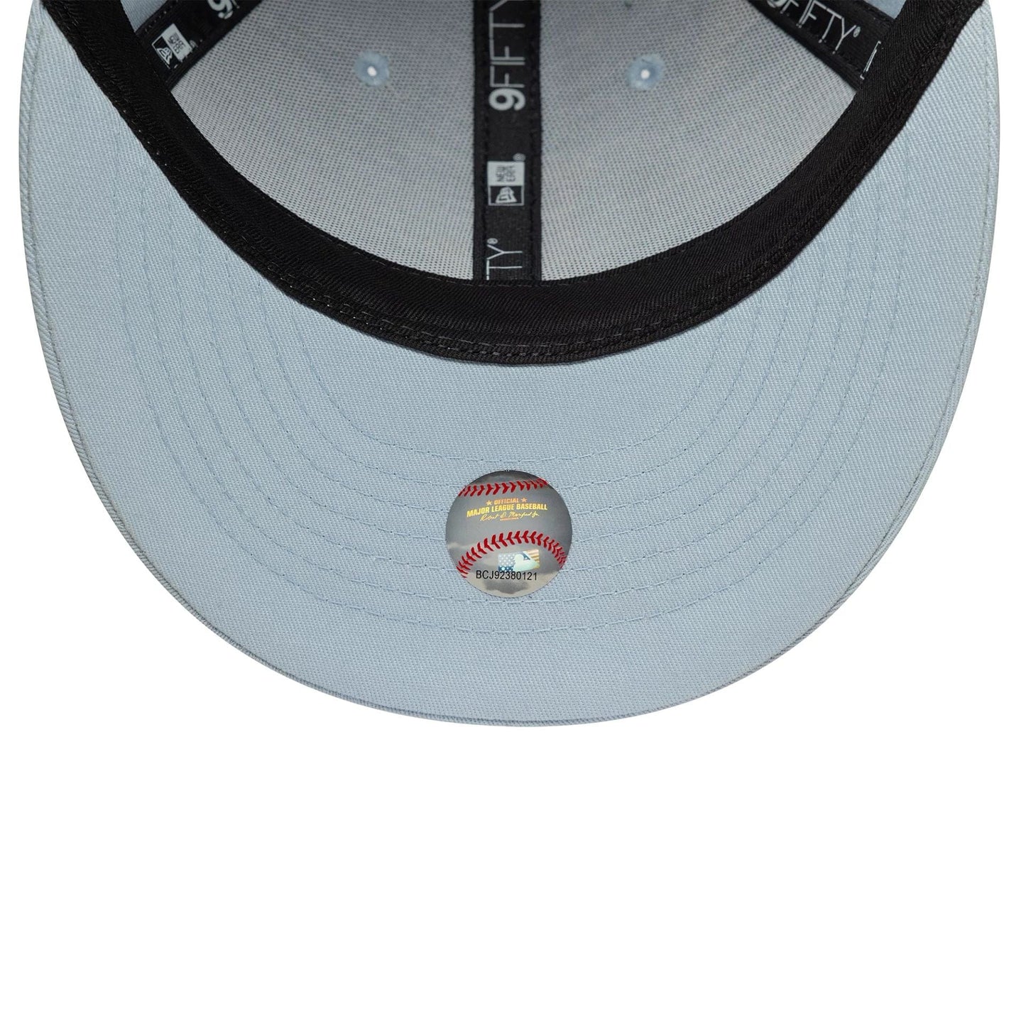 This is a LA Dodgers MLB Floral Pastel Blue Low Profile 9FIFTY Snapback Adjustable Cap 5