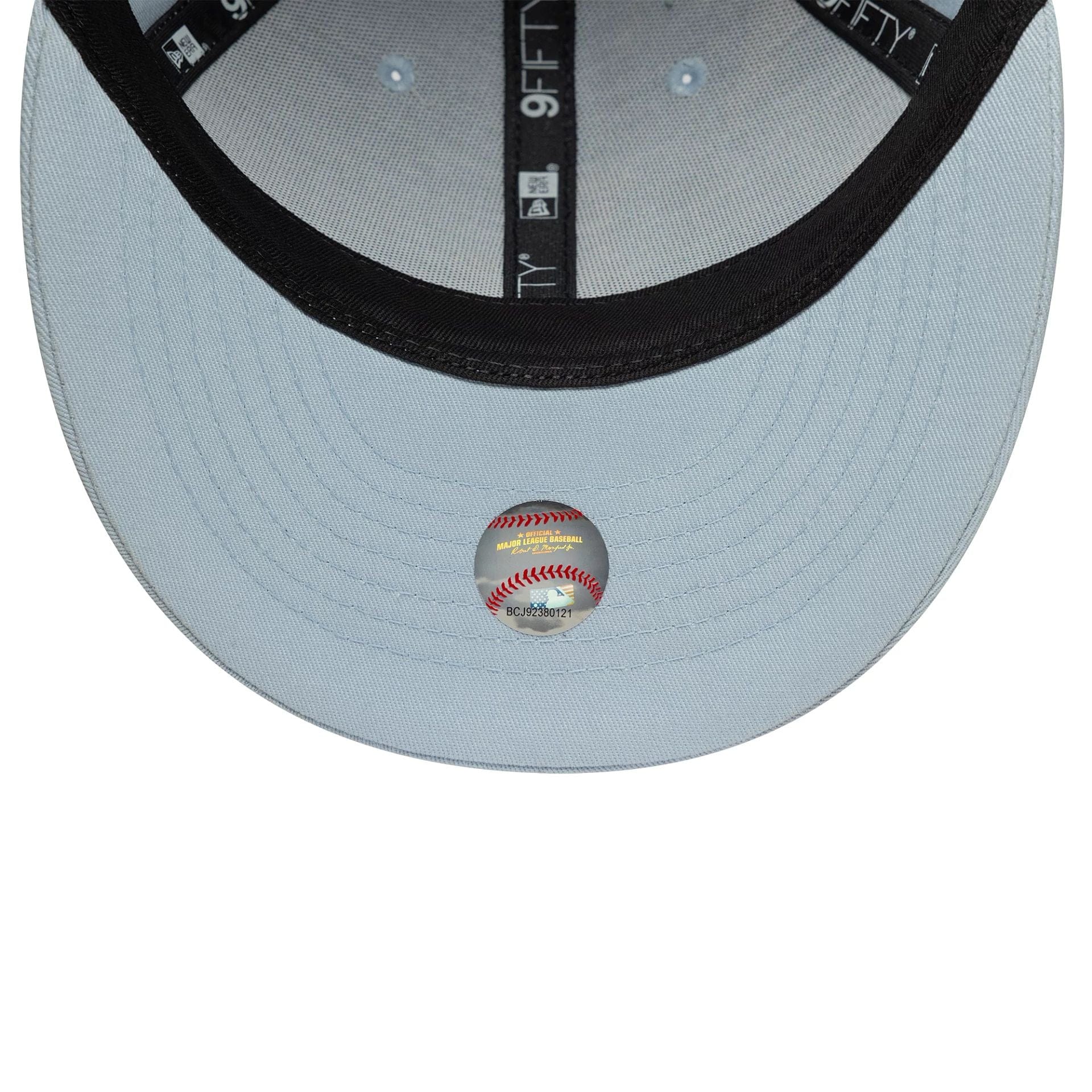 This is a LA Dodgers MLB Floral Pastel Blue Low Profile 9FIFTY Snapback Adjustable Cap 5