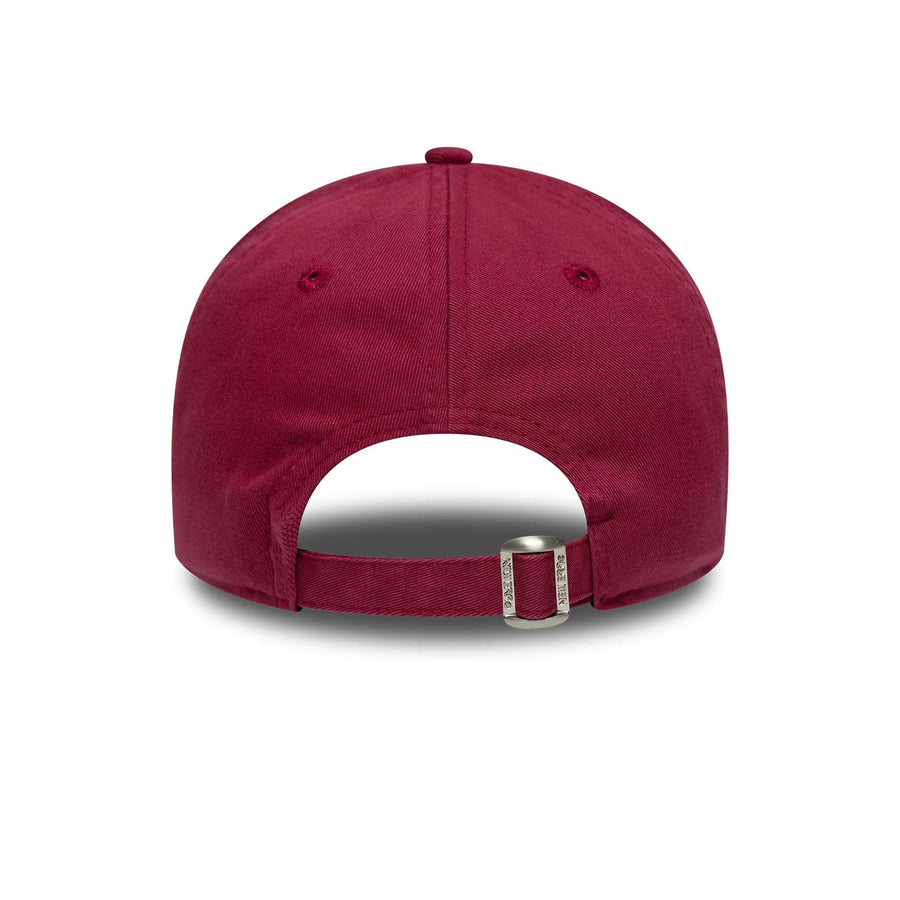 This is a New Era Distressed Dark Red 9TWENTY Adjustable Cap 5