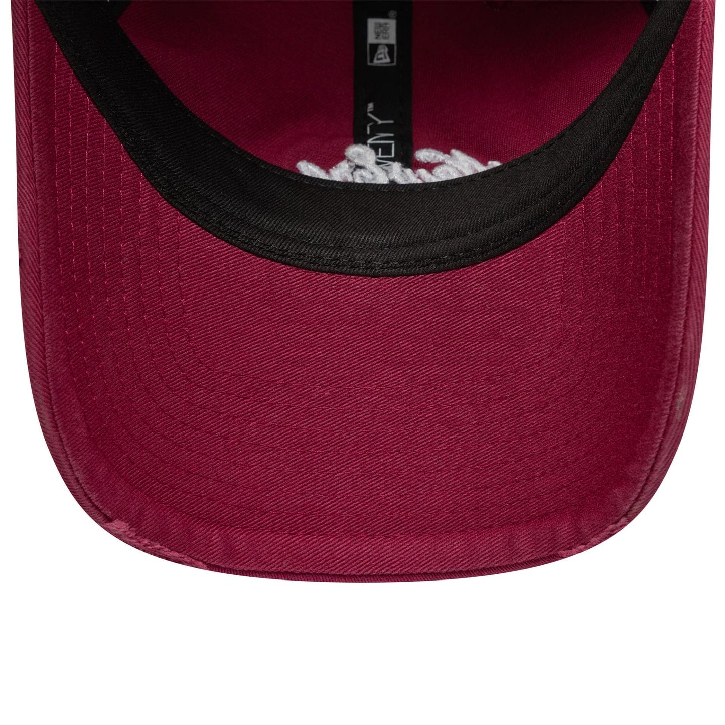 This is a New Era Distressed Dark Red 9TWENTY Adjustable Cap 6