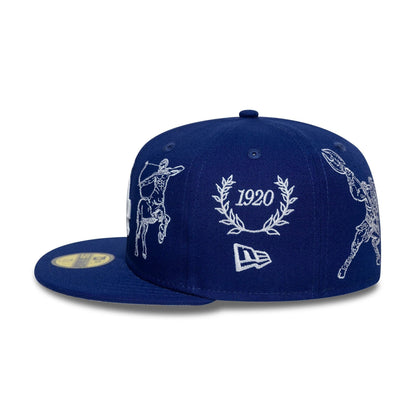 This is a LA Dodgers MLB Mythical Dark Blue 59FIFTY FItted Cap 6