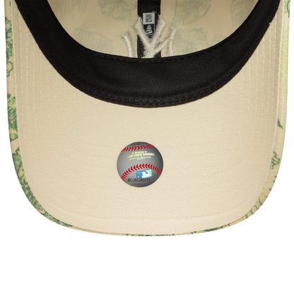 This is a New York Yankees Womens MLB Tropical Cream 9TWENTY Adjustable Cap 5