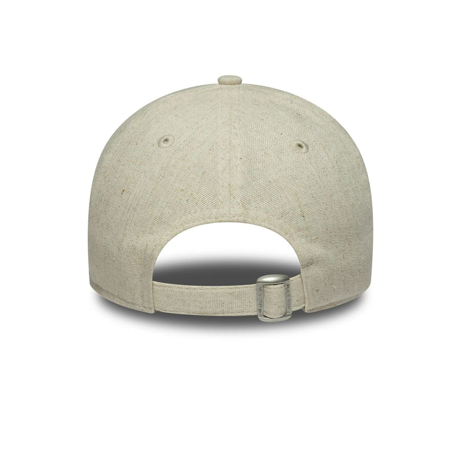 This is a New York Yankees Womens MLB Linen Cream 9TWENTY Adjustable Cap 4
