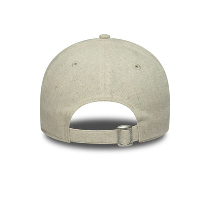 This is a New York Yankees Womens MLB Linen Cream 9TWENTY Adjustable Cap 4