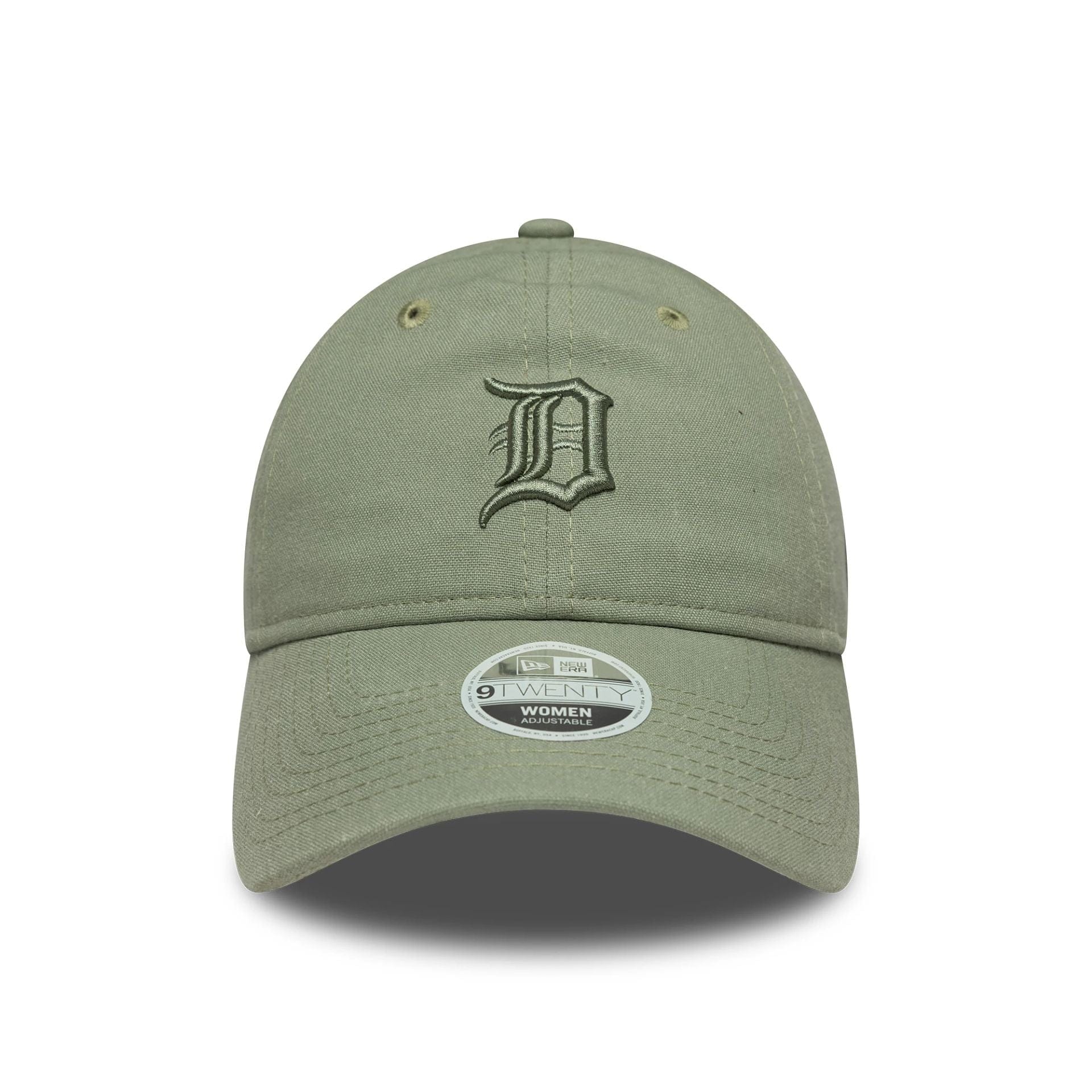 This is a Detroit Tigers Womens MLB Linen Green 9TWENTY Adjustable Cap 2