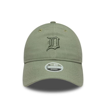 This is a Detroit Tigers Womens MLB Linen Green 9TWENTY Adjustable Cap 2