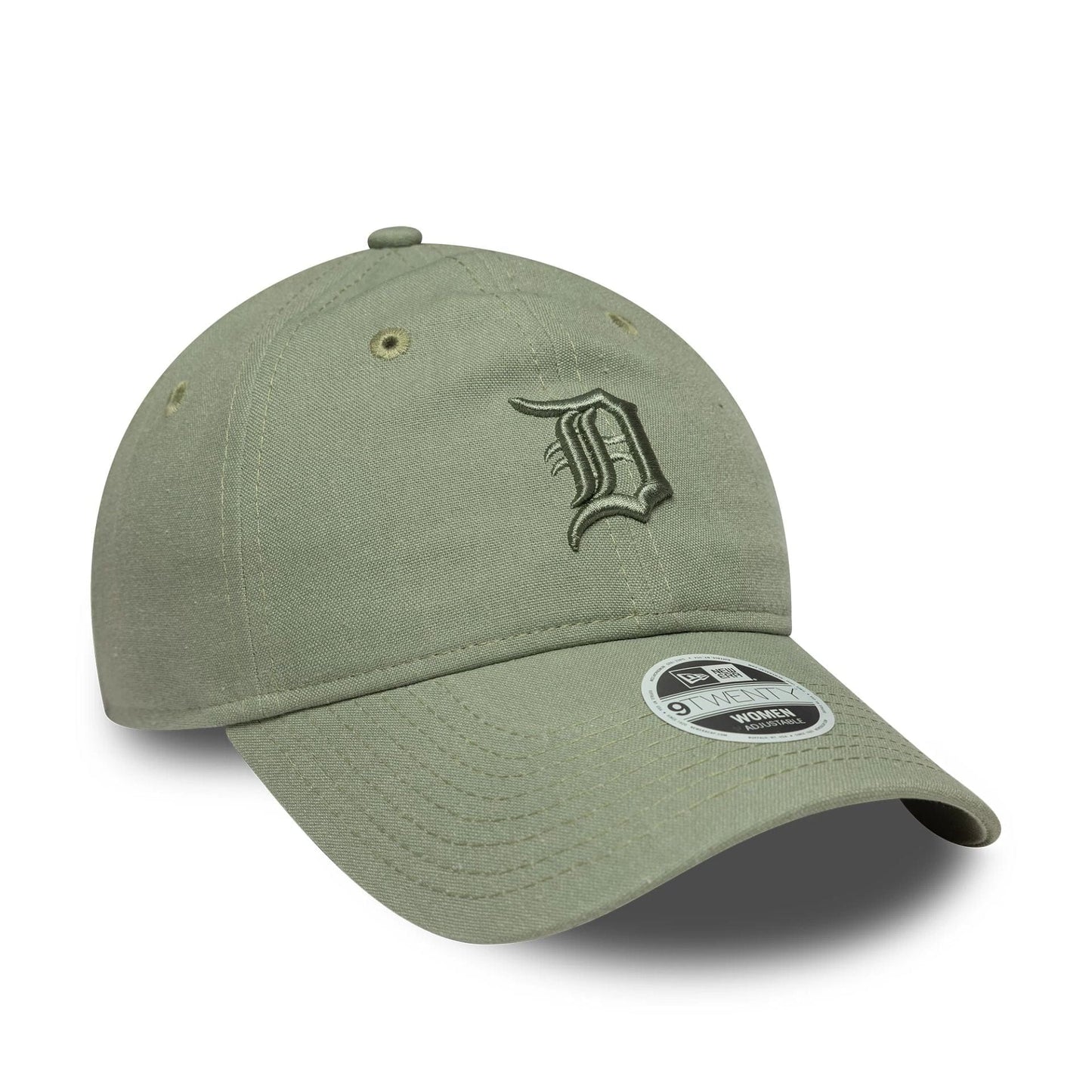 This is a Detroit Tigers Womens MLB Linen Green 9TWENTY Adjustable Cap 3
