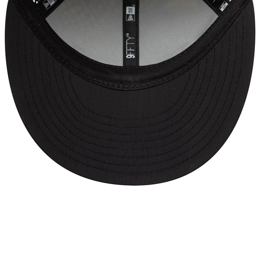 This is a New Era Running Black Retro Crown 9FIFTY Adjustable Cap 5