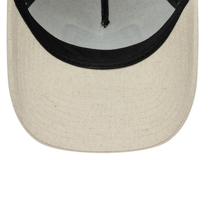 Pictured is this New Era Patch Line 9FORTY E-Frame cap in Cream. 5