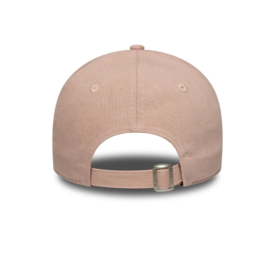 This is a New York Yankees Womens MLB Dye Denim Pastel Pink 9TWENTY Adjustable Cap 4