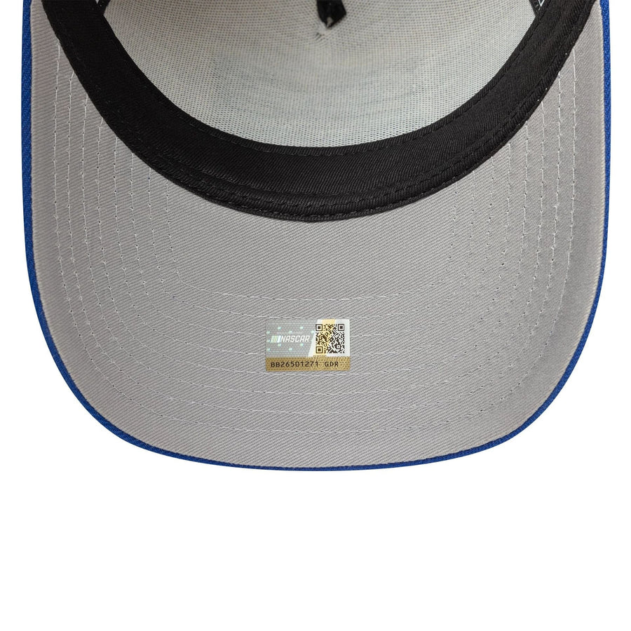 This is a Nascar Classics Flag White 9FORTY E-Frame Adjustable Cap 6