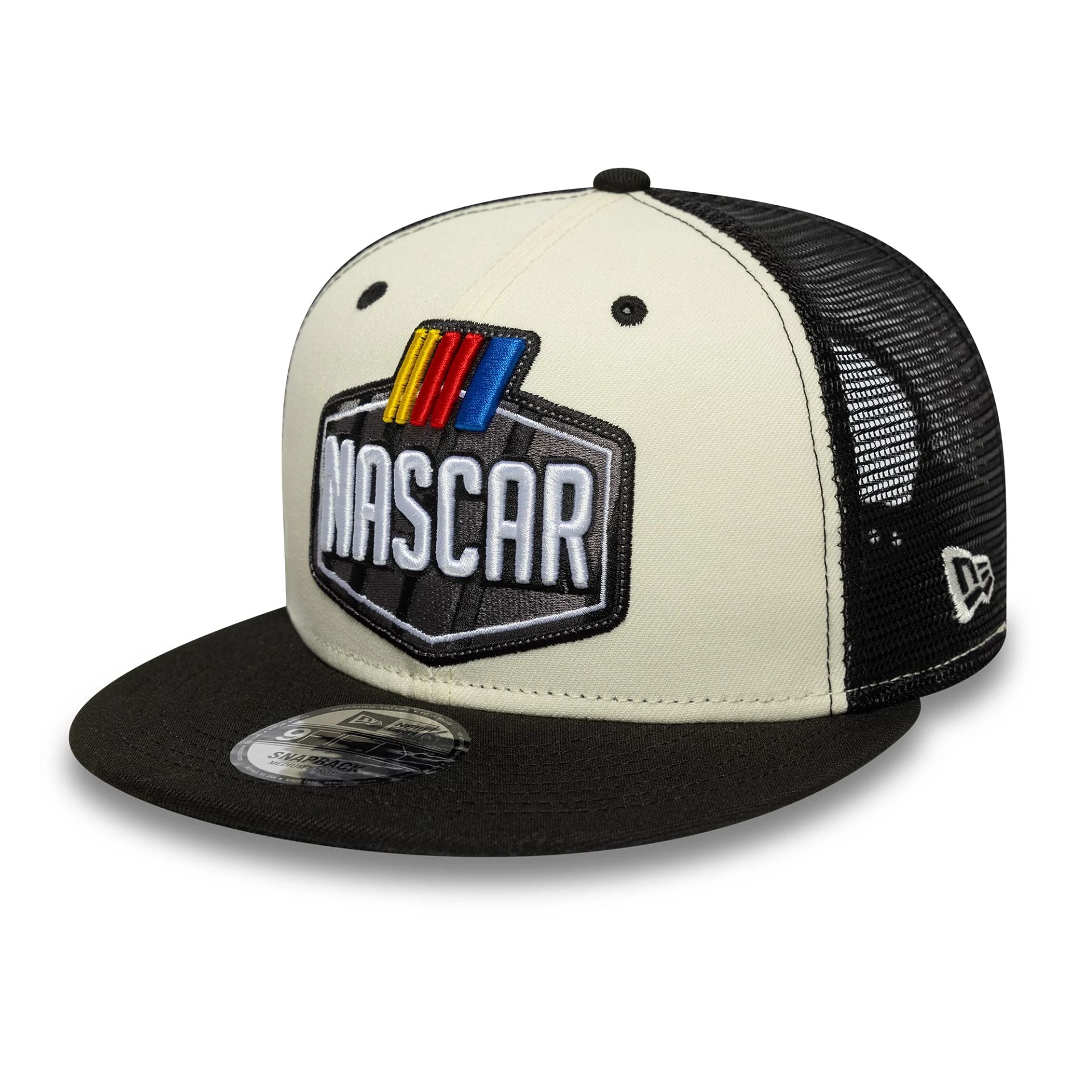 This is a Nascar Classics Logo Black 9FIFTY Snapback Adjustable Cap 1