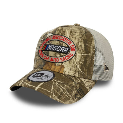 This is a Nascar Classics Camo 9FORTY A-Frame Trucker Adjustable Cap 1