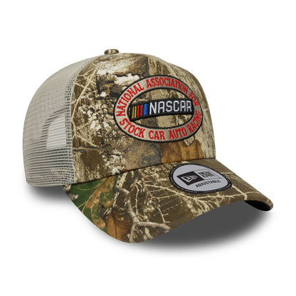 This is a Nascar Classics Camo 9FORTY A-Frame Trucker Adjustable Cap 3