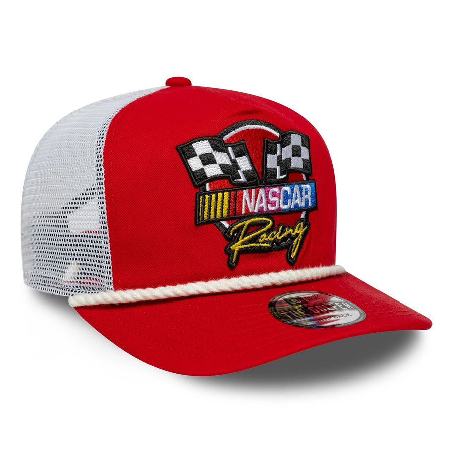 This is a Nascar Classics Flag Red Golfer Adjustable Cap 3