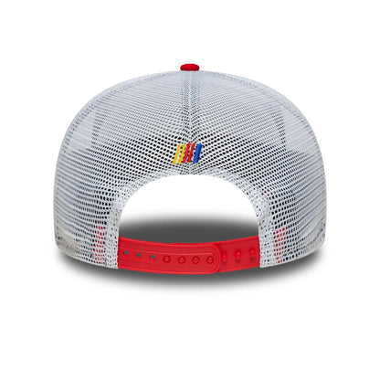 This is a Nascar Classics Flag Red Golfer Adjustable Cap 4