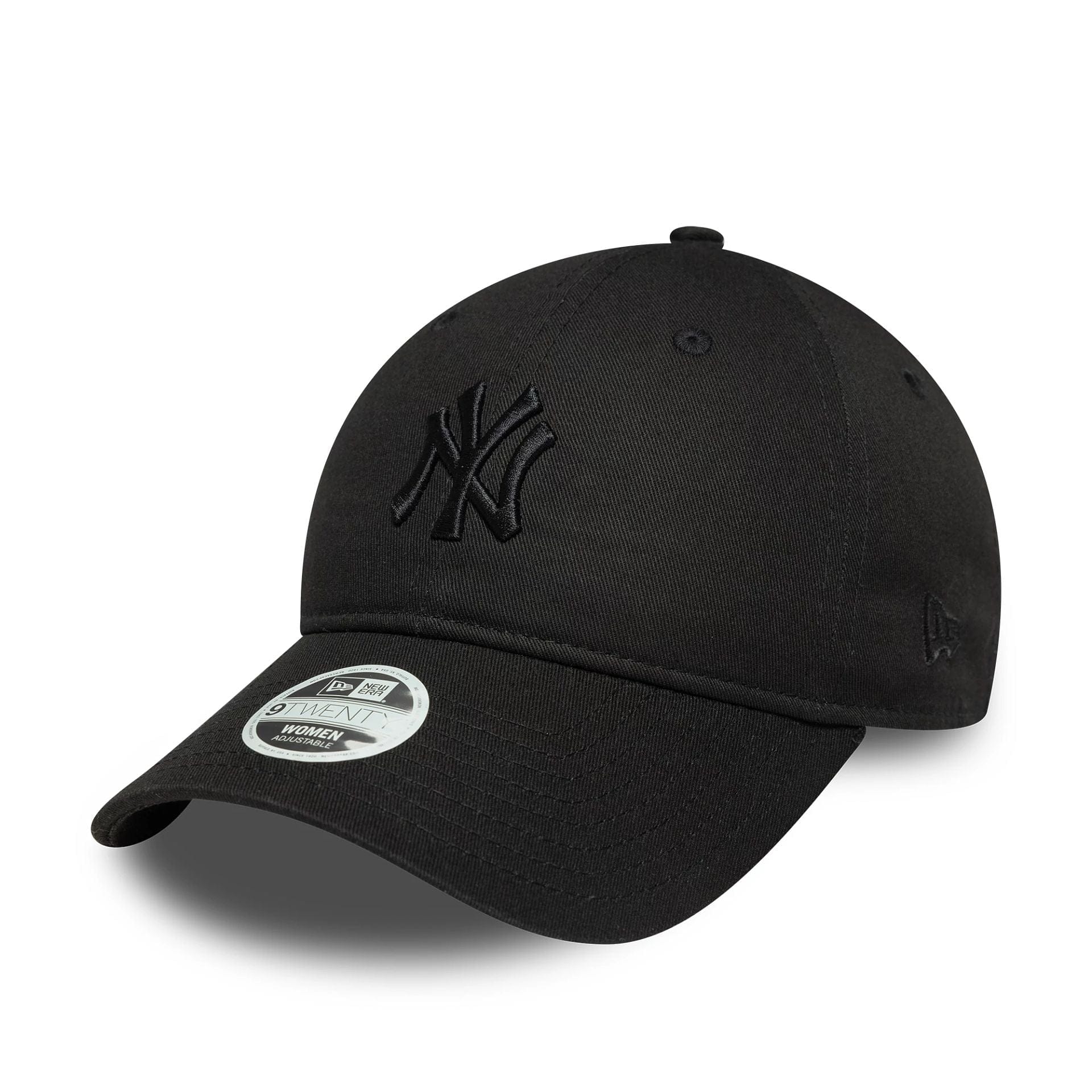 This is a New York Yankees Womens Bow Back Black 9TWENTY Adjustable Cap 1