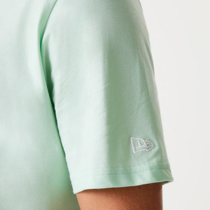 The Male model is wearing LA Dodgers MLB Arch Graphic Pastel Green T-Shirt 5