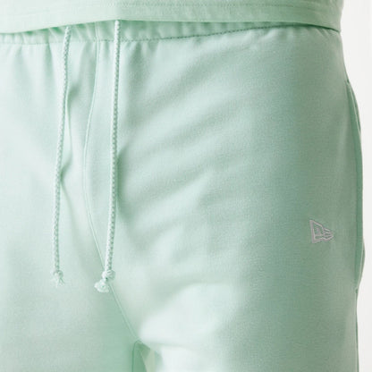 The Male model is wearing LA Dodgers MLB League Essential Pastel Green Shorts 6