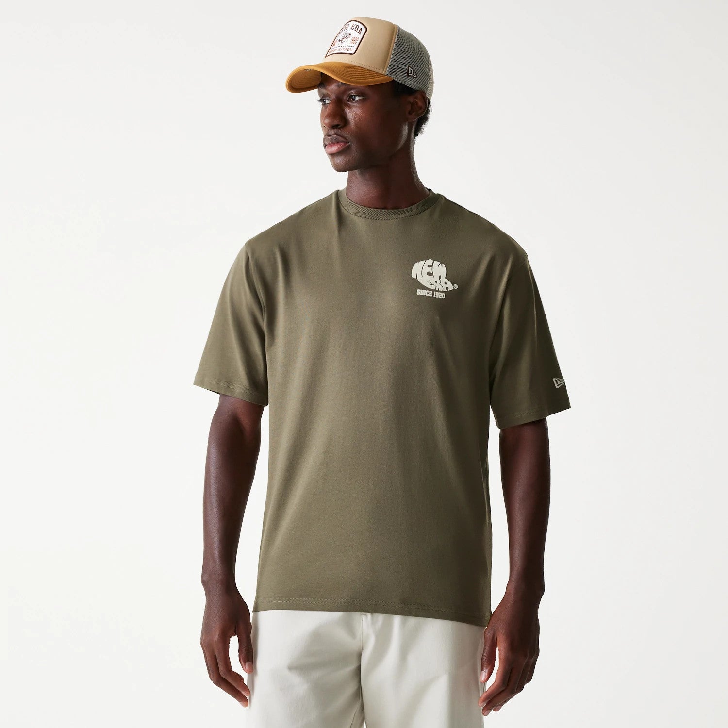New Era Graphic Oversized Green T-Shirt | NEC EU