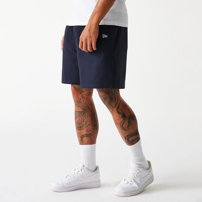 The Male model is wearing New York Yankees MLB Pique Navy Shorts 3