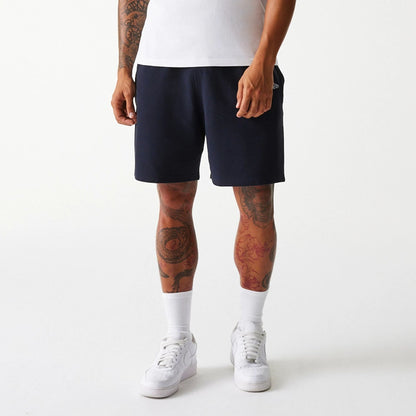 The Male model is wearing New York Yankees MLB Pique Navy Shorts 1