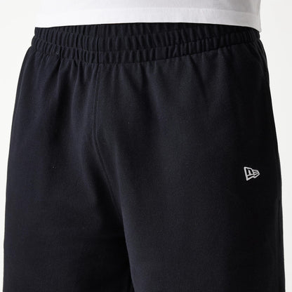 The Male model is wearing LA Dodgers MLB Pique Black Shorts 5