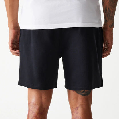 The Male model is wearing LA Dodgers MLB Pique Black Shorts 6