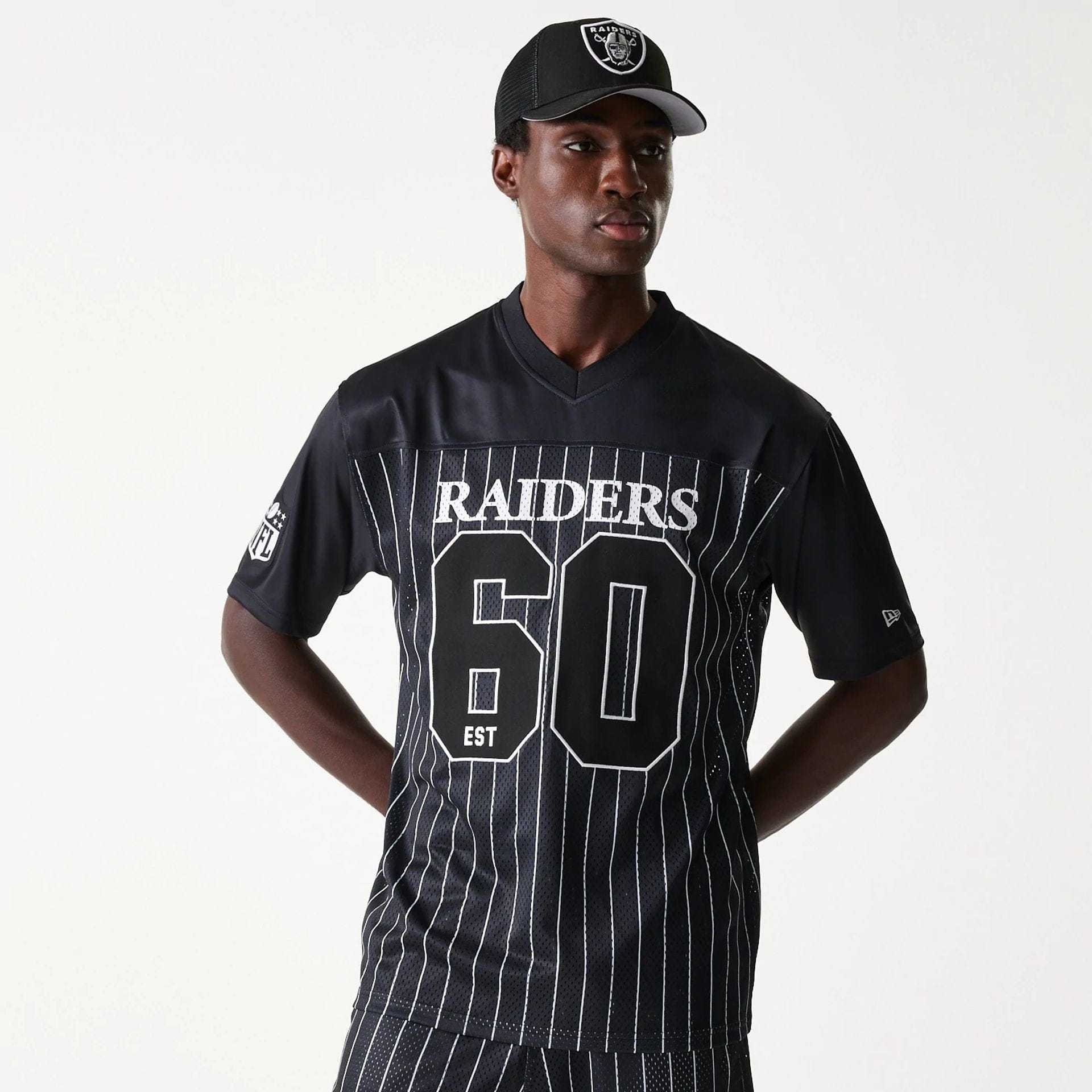 NFL Stripe Las Vegas Raiders Long Sleeve Jersey | NEC EU