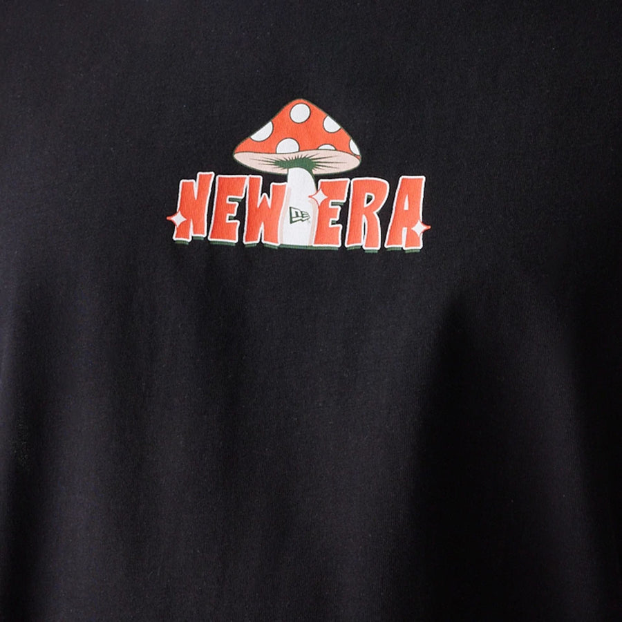 The Male model is wearing New Era Outdoor Graphic Black Sleeveless T-Shirt 5