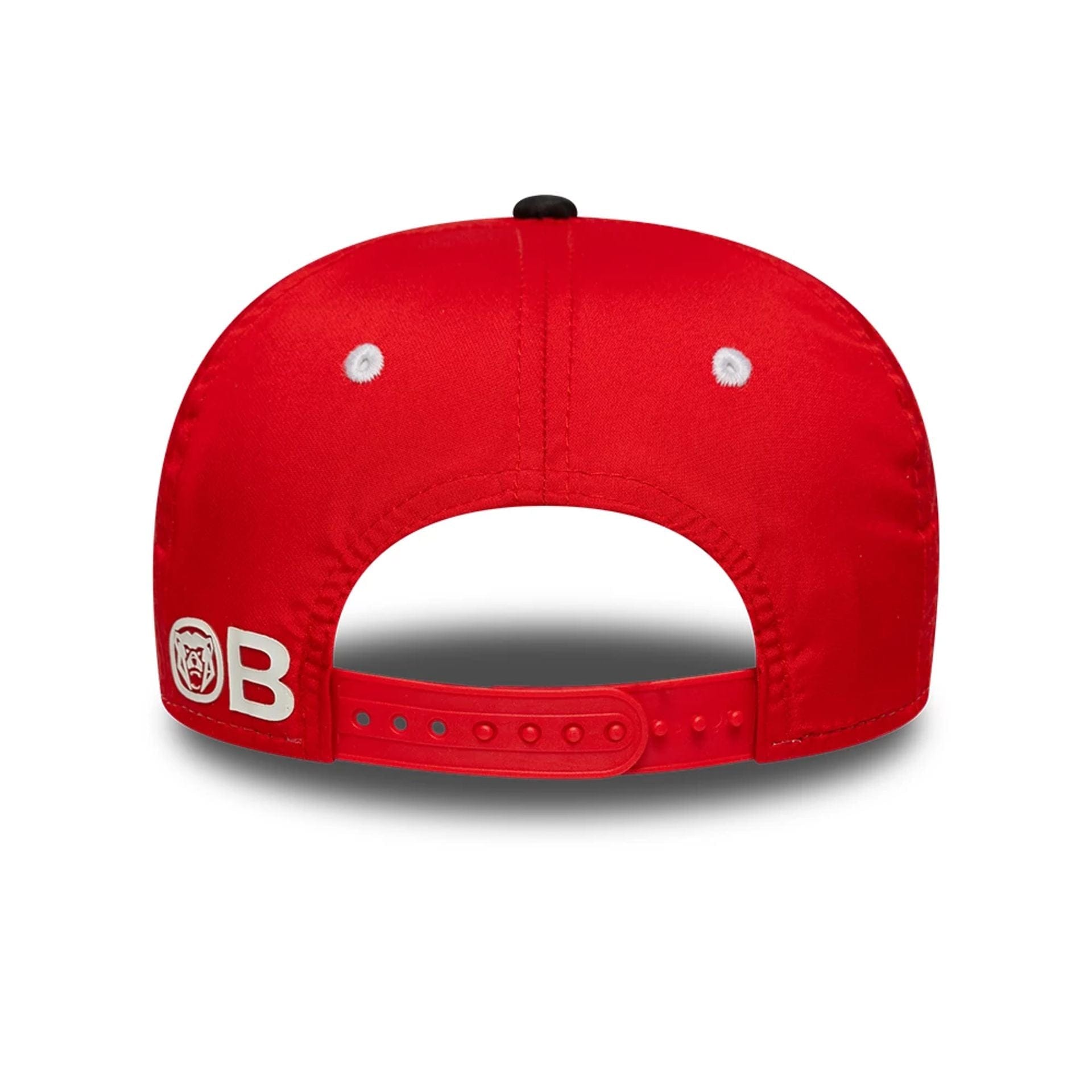 This is a MoneyGram Haas F1 Youth Replica Oliver Bearman Black 9SEVENTY Stretch Snap Adjustable Cap 4